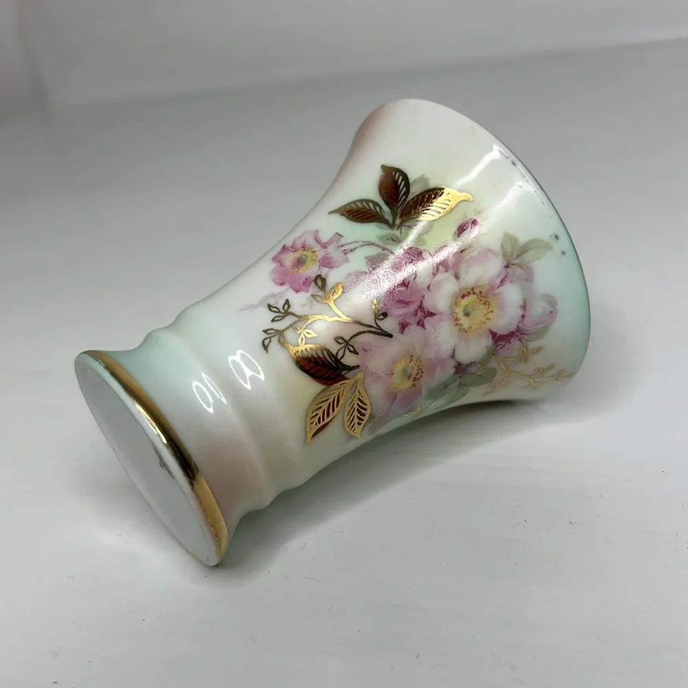 Schumann Arzberg Germany 🌹 Vintage Floral Small Porcelain Bud Vase #52 - Picture 13 of 16